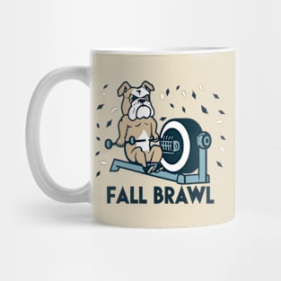 Fall Brawl Bulldog Gym retro Mug